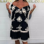 ⏰Vente limitée 50 % de réduction🔥👗Robe imprimée pour femme