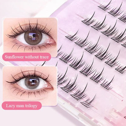 🎁Limited-time gift🎁Waterproof Glue-free Realistic False Eyelashes