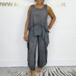 🌸Summer Specials🌸 Casual Sleeveless Loose Top and Pants Suit