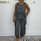 🌸Summer Specials🌸 Casual Sleeveless Loose Top and Pants Suit