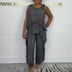 🌸Summer Specials🌸 Casual Sleeveless Loose Top and Pants Suit