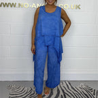 🌸Summer Specials🌸 Casual Sleeveless Loose Top and Pants Suit