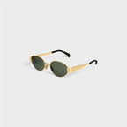 Vintage Oval Frame Sunglasses With Case（50% OFF）