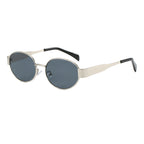 Vintage Oval Frame Sunglasses With Case（50% OFF）