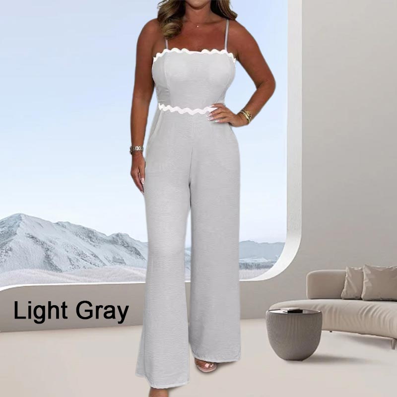 💕Limited Sale 50% OFF💕Women’s Elegant Sling Jumpsuit with Built-in Bra