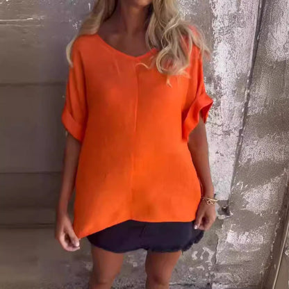 ❤️‍🔥Summer Hot Sale-60% Off😘Women's Loose Casual V-Neck Shirt T-Shirt