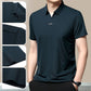 🔥Hot Sale🔥Men's Casual Wrinkle-Free Breathable Lapel T-shirt