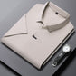 🔥Hot Sale🔥Men's Casual Wrinkle-Free Breathable Lapel T-shirt