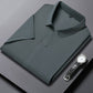 🔥Hot Sale🔥Men's Casual Wrinkle-Free Breathable Lapel T-shirt