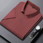 🔥Hot Sale🔥Men's Casual Wrinkle-Free Breathable Lapel T-shirt