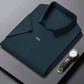 🔥Hot Sale🔥Men's Casual Wrinkle-Free Breathable Lapel T-shirt