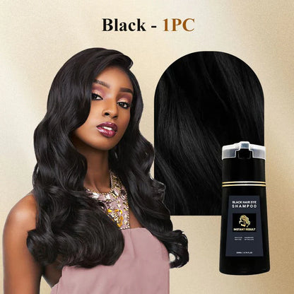 🔥50%OFF🔥Instant Result Hair Dye Shampoo🌿 | 10-Second Application | Vegan & Ammonia-Free