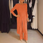 ✨HOT SALE 50% OFF✨Polka Dot Top & Pants 2-Piece Set