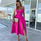 ✨Early Summer New✨ Deep V Slit Dress Collection