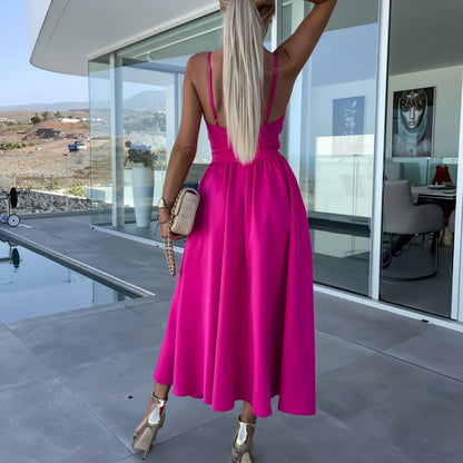 ✨Early Summer New✨ Deep V Slit Dress Collection