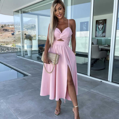 ✨Early Summer New✨ Deep V Slit Dress Collection