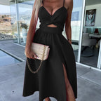 ✨Early Summer New✨ Deep V Slit Dress Collection