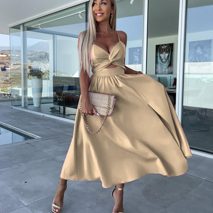 ✨Early Summer New✨ Deep V Slit Dress Collection
