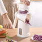 Multifunctional Rotary Vegetable Grater with Handle