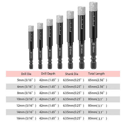 Zeitlich begrenzt 45%RABATT💕Hex Schaft Bohrer für Marmor/Fliese/Stein🛠️