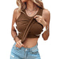 🔥LAST DAY SPECIAL PRICE: ￡9.97!!🔥Ribbed Stretchy Tank Top with Shelf Bra