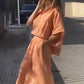 🔥2025 HOT SALE💃✨Women's Casual Cotton Linen Two-Piece Set