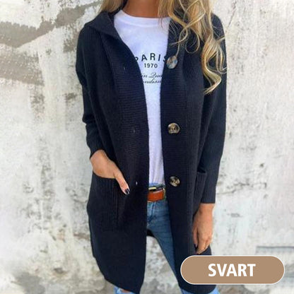 ✨New Arrival✨🌸Button-down cardigan with hood for women