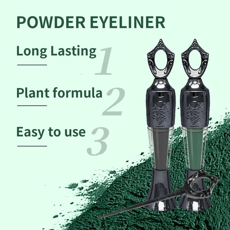 「BOGO GRATIS」✨ Delineador de ojos en polvo Kohl sin plomo ✨ Aspecto del Antiguo Egipto • Resistente al agua 24 horas