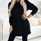 💖Limited Sale 50% OFF💖Women's Fashion Solid Color Hoodie And Lined Leggings Two-Piece Set