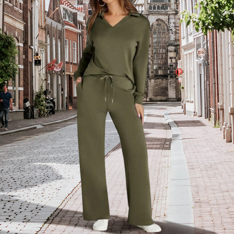 🌸Seasonal dress 50% OFF🌸Women’s 2 Piece Lounge Set with Long Sleeves