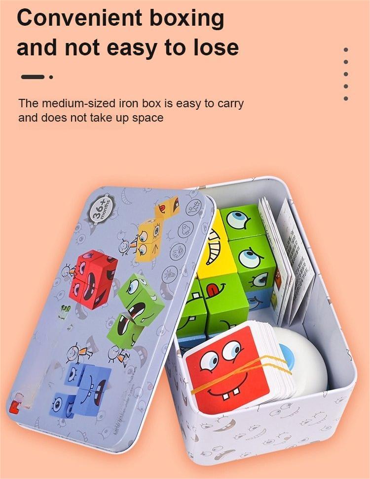 💖 Weihnachts-Sonderangebot 50 % Rabatt 🎁 5D-Puzzles: Kniffliges Familienspiel zum Thema “Gesichterveränderung” 🧩