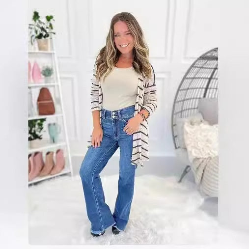 🍁Big price reduction🔥 Women’s Casual High Waist Jeans with Pockets