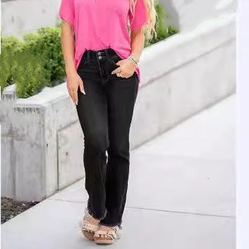 🍁Big price reduction🔥 Women’s Casual High Waist Jeans with Pockets