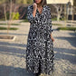 🌸Spring Specials🌸Women’s Lapel Long Sleeve Floral Dress
