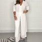💕Hot Sale💐Casual Two Pieces Suit With Long Top & Matching Trouser