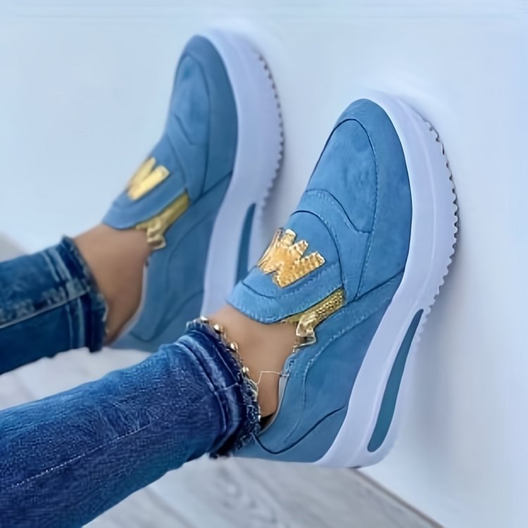 🌸  Limited time 50% off! 💥Women's Casual Platform Slip-on Orthopedic Sneakers（The more you buy, the higher the discount）