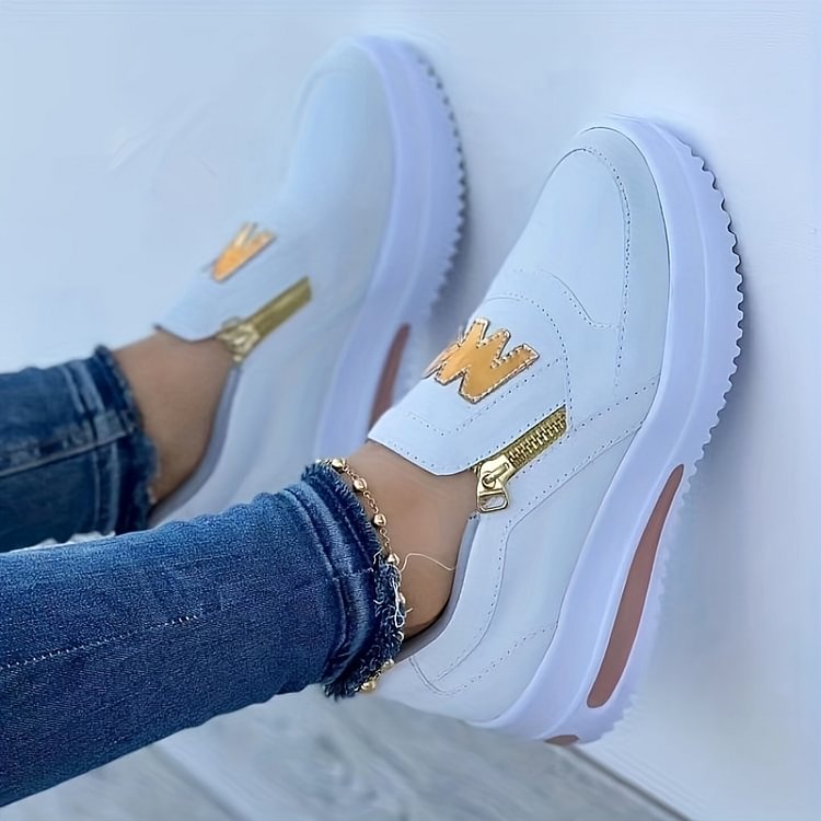 🌸  Limited time 50% off! 💥Women's Casual Platform Slip-on Orthopedic Sneakers（The more you buy, the higher the discount）