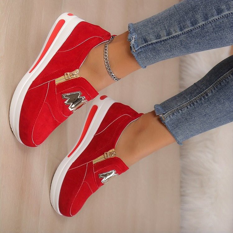 🌸  Limited time 50% off! 💥Women's Casual Platform Slip-on Orthopedic Sneakers（The more you buy, the higher the discount）