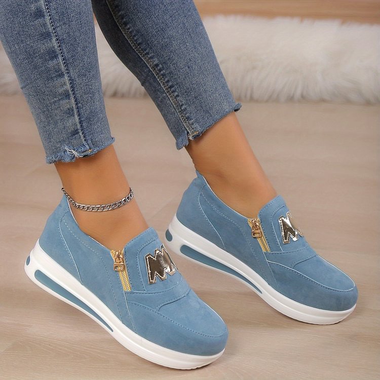 🌸  Limited time 50% off! 💥Women's Casual Platform Slip-on Orthopedic Sneakers（The more you buy, the higher the discount）