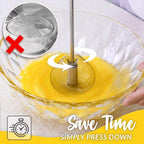 🔥BUY 2 GET 1 FREE💝Stainless Steel Semi-Automatic Whisk