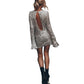 Women’s Elegant Long-Sleeve Sequin Dress