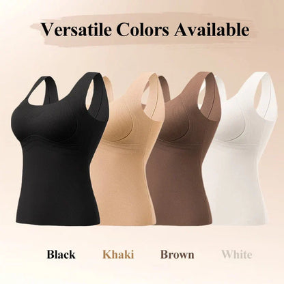 🎊Black Friday Big Sale 60% OFF🥰Women's Thermal Tank Tops With Built-in Bra