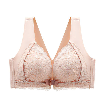 💖Limited Sale 50% OFF💖 Front-Clasp Lace Bra with Lift and Anti-Sagging Design
