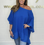 ✨Spring Style Alert🌸Loose Pleated Off Shoulder Blouses for Women
