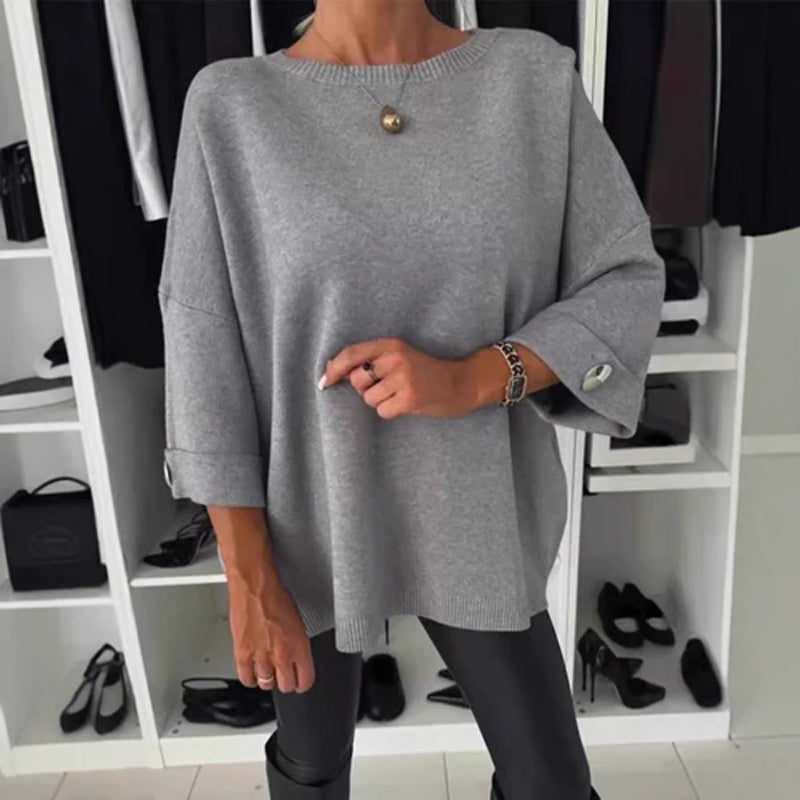 🔥What should I wear tomorrow?🔥Women's Classic Solid Color Knit Top