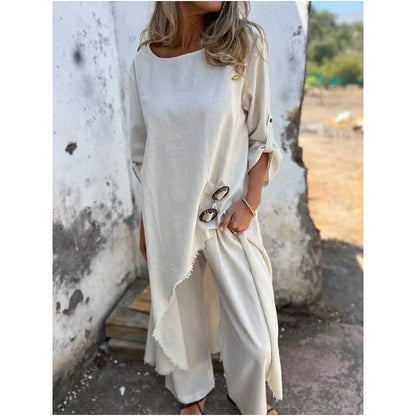 🎉2025 Women's Irregular Dress and Loose Fit Pants（The more you buy, the higher the discount）