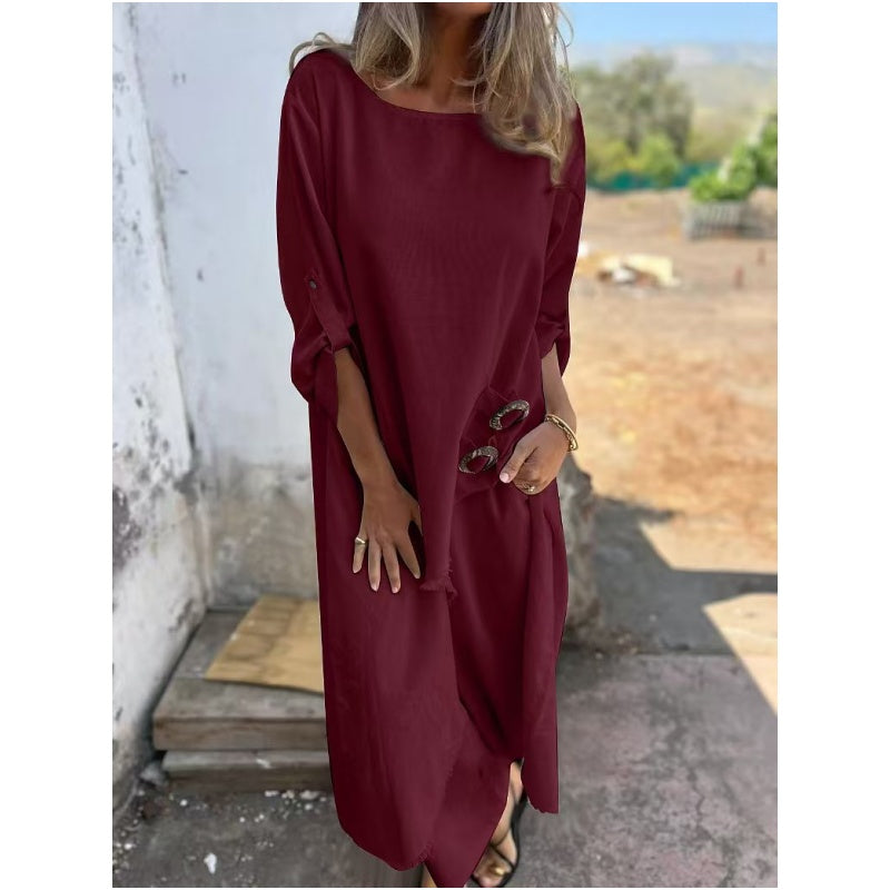 🎉2025 Women's Irregular Dress and Loose Fit Pants（The more you buy, the higher the discount）