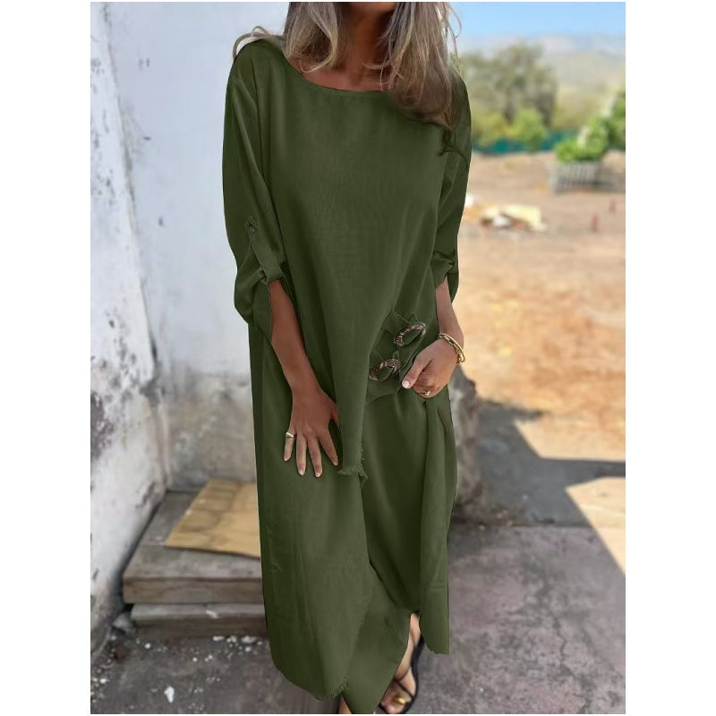 🎉2025 Women's Irregular Dress and Loose Fit Pants（The more you buy, the higher the discount）