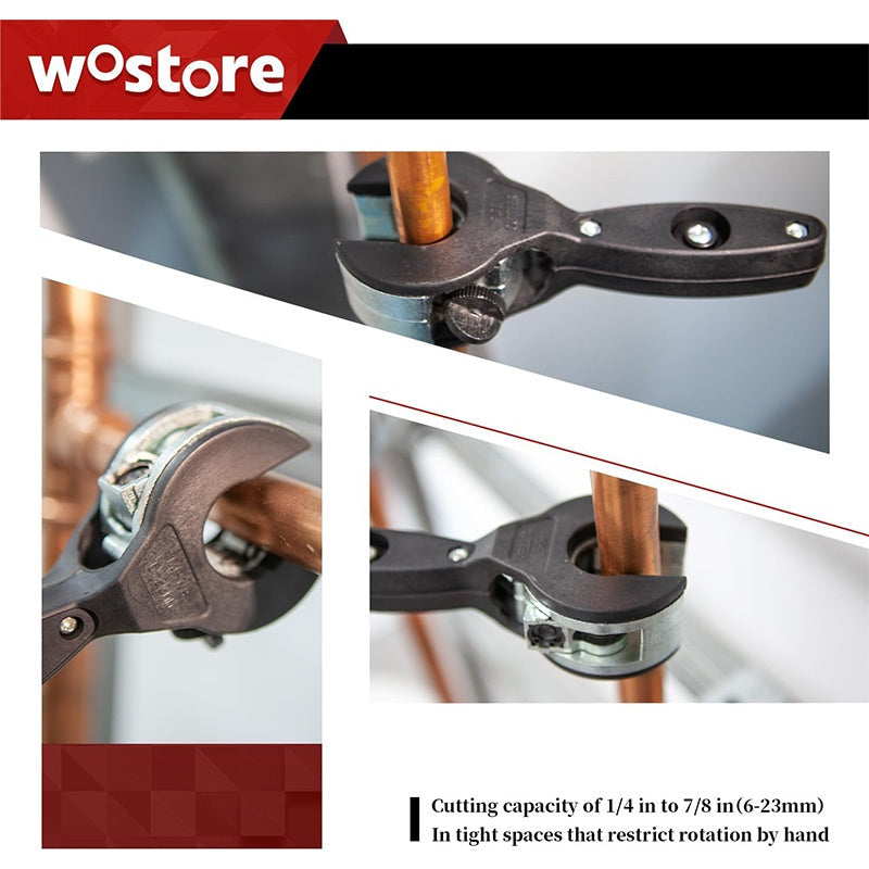 🔥HOT SALE🔥 3-Piece Ratcheting Tubing Cutter Set