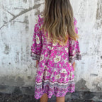 🌸Spring Specials🌸Casual Floral V-Neck Button Closure Dress